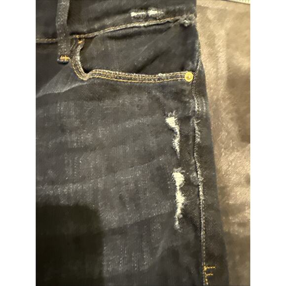 Frame Le Garcon Cropped Jeans Blue Cotton Size 28 - Picture 6 of 13